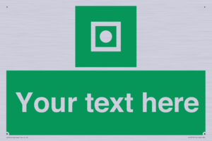 Custom sign safe condition Shipboard general alarm